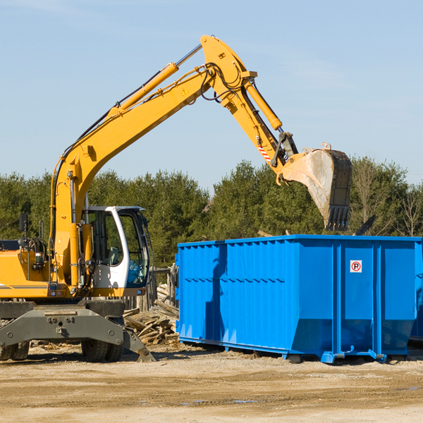 can i choose the location where the residential dumpster will be placed in Davidson